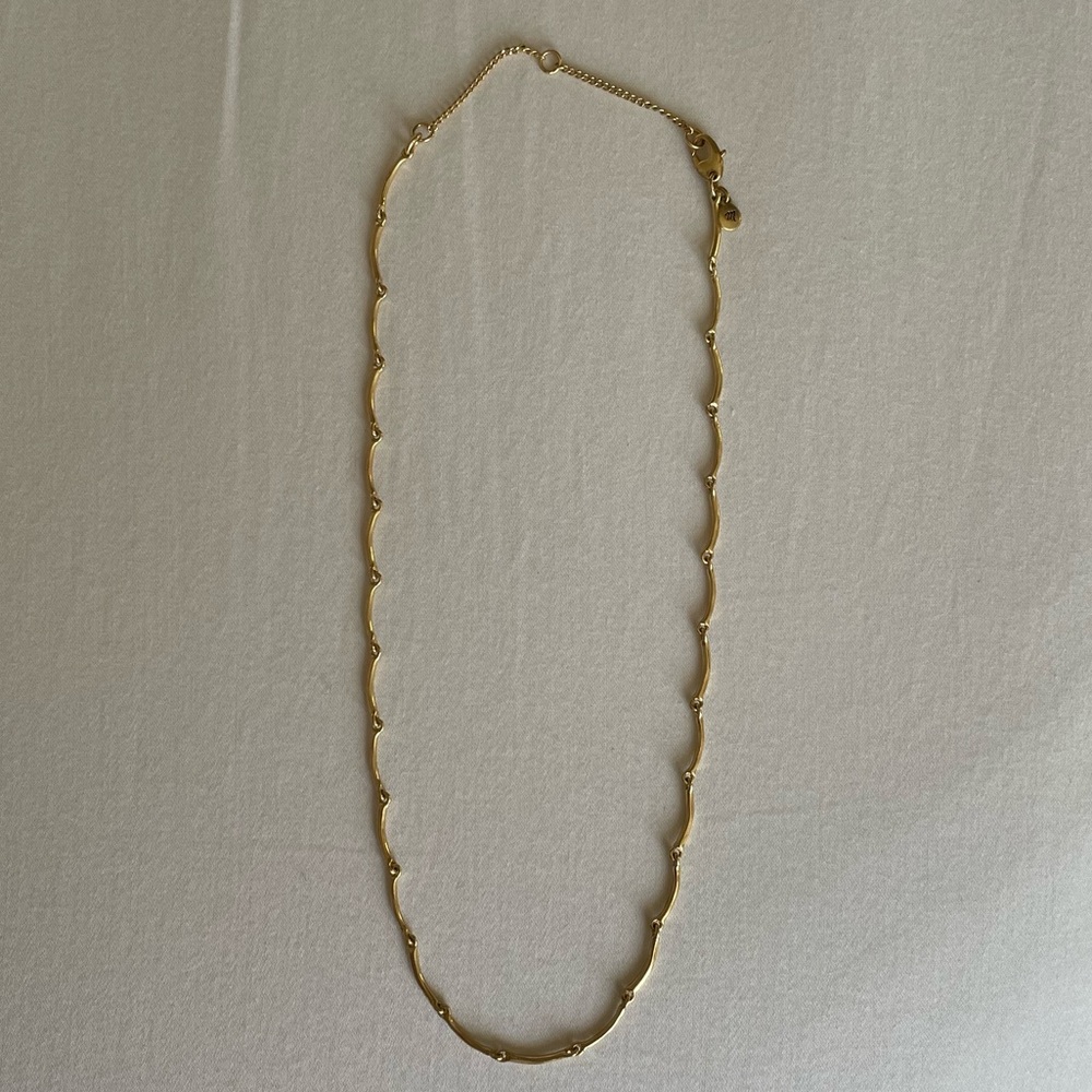 Madewell Scalloped Gold Necklace